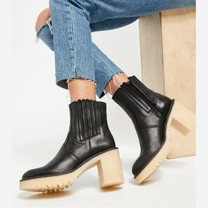 Free People James Leather Chelsea Boot